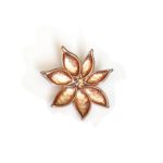 T9424 Flower Petal Brooch