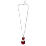T9663 Modern Minerals Claret Necklace