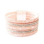 1032335 Summer Sparkle Magnetic Bracelet in Shell Pink