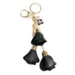 1032339 Katie Rose Keyring & Bag Charm in Black