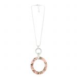 2010273 Rosie Leopard Print Pendant Necklace