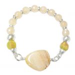 T9757B Maya Semi-Precious Stone Bracelet