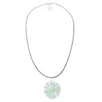 2010306B Daisy Pendant Necklace in Blue