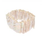 203955NW Isla Shell Bracelet in Nude White Sand
