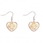 205570H Ophelia Shimmering Shell Earrings (Heart)