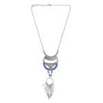 209352 Azul Contemporary Silver Tone Necklace 