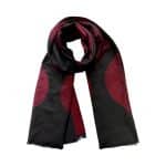 SH4636 Reversible Leaf Design Pashmina-Style Scarf