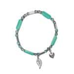 205030S Jessica Summer Crystal Charm Bracelet - Silver-Tone