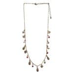 2010924 Mara Gold-Tone Crystal Charms Necklace
