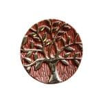 200899 Magnetic Tree of Life Enamelled Scarf Clip/Brooch (4 assorted colours)