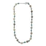 2010305 Leah Green Natural Stone Necklace