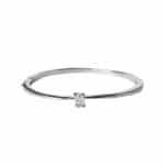 T9795 Contemporary Elegance Diamanté-Crystal Bangle Bracelet