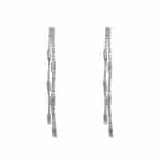 205951 Elegant Waterfall Crystal Drop Earrings