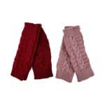 SHGL1019 Sophia Cable Knit Fingerless Gloves