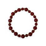 205211R Classic Beaded Elegance Bracelet - Red