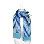 SHPS1117 Geode Crystal Print Scarf with Glitter Detailing (3 Assorted Colours)
