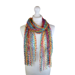 SHMS1158 Woven Multi-colour Summer Scarf (Colour as Shown)