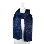 SHTR1364 Contemporary Gold Fleck Print Scarf (4 Assorted Colours)