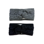 SHHB1456 Cute Cable-Knitted Headband (2 Assorted Colours)