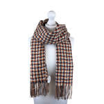 SHSF1394 Ultra Soft Textured Bouclé Check Print Scarf  (2 Assorted Colours)