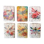 SH1059 Colourful Dragonfly Design Assorted Compact Mirrors 