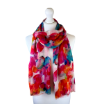 SHLP1618 Eliza Summer Floral Print Scarf (4 Assorted Colours)