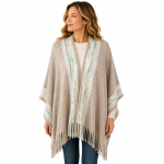 SHPON1756 Elegant Pastel Winter Shawl (Colour as Shown)