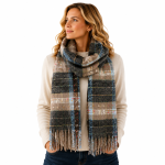 SHSF1709 Winter Bouclé Design Soft Feel  Scarf (3 Assorted Colours)