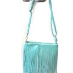 1073085 Aqua Fringe Bag