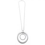 209566 Contemporary Rings Pendant Necklace