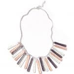 1052813 Tri-Tone Sun Rays Necklace