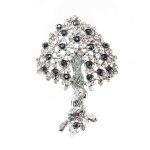 200628 Secret Forest Crystal Tree Brooch
