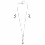 T9731 Summer Simplicity Crystal Necklace & Earring Set
