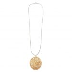 2010013G Iona Golden-Weave Long Pendant Necklace