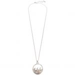 T9777N Isla Ocean Waves Pendant Necklace