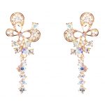 1041653 Tropical  Butterfly Garden Earrings in Multi-Crystal