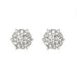 B20783 Lumière Crystal Cluster Earrings