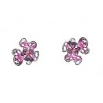 204669P Kiiara Enamelled Flower Earrings