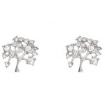 205550 Arbres Crystal Tree of Life Earrings