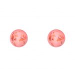 205585P Sweetie Summer Style Stud Earrings in Pink