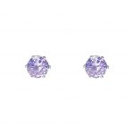 T9736E Icaria Lilac Crystal Earrings