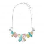 2010079 Jardín Abstract Summer Flower Necklace