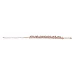 1032119 Aurelia Soft Gold-Tone & Pink Crystal Bracelet
