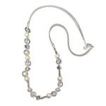 209896 Iria Imitation Pearl and Shell Long-Line Necklace