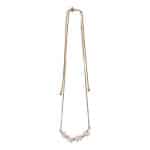 2010922 Sara Rose-Gold-Tone Necklace with Pink Stones