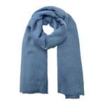 SHTR65754 DENIM BLUE Pastel Crinkle Effect Scarf - Denim Blue 