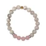204068P Beatriz Natural Stone Bracelet - Pastel Pink
