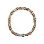 205008 Tri-Tone Metallic Magnetic Bracelet