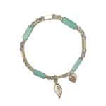 205030G Jessica Summer Crystal Charm Bracelet - Gold-Tone