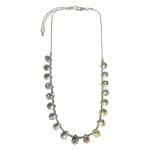 2010890 Iridescent Crystal Beads Necklace